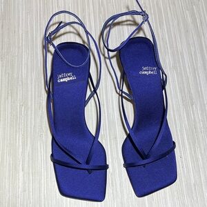 Jeffrey Campbell Fluxx Satin Strappy Heels